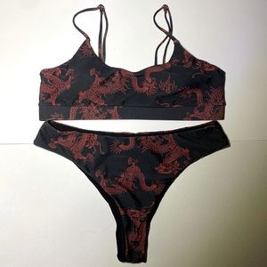 Dragon Print Bikini